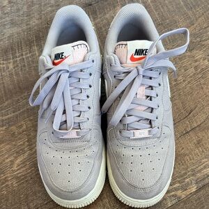 Nike Light Purple AF1 Sneakers for Women